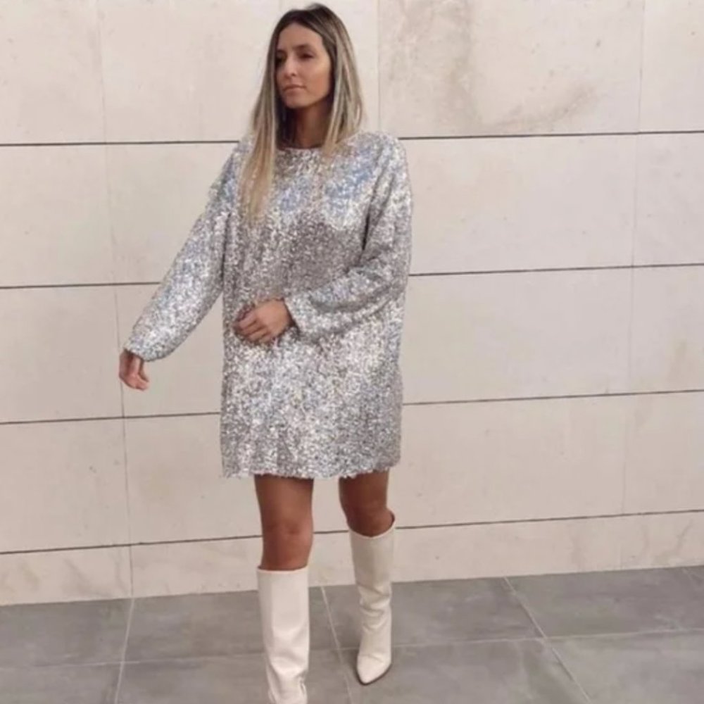 Zara Sequin Dress